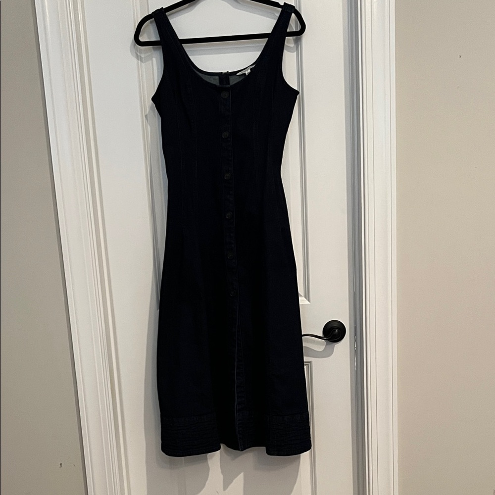 Banana Republic Denim Button-Down Midi Dress